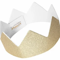 New Couronne à paillettes Dorée Accessoires De Déguisement