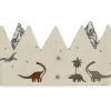 Konges Slojd Couronne d'anniversaire en tissu Dino personnalisable