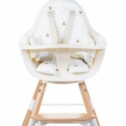 Best Coussin de chaise haute Evolu Jersey coeurs dorés Coussin Chaise Haute