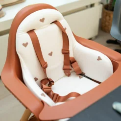 Best Coussin de chaise haute Evolu Jersey coeurs dorés Coussin Chaise Haute