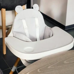 Childhome Coussin de chaise haute Ours Gris