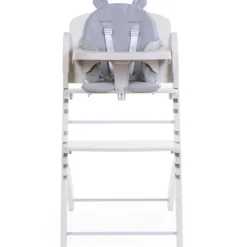 Childhome Coussin de chaise haute Ours Gris