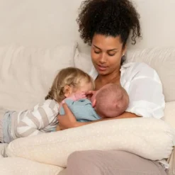 Doomoo Coussin de grossesse 2 en 1 Maxxy Flowers Sand