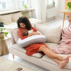 Doomoo Coussin de grossesse Buddy risotto taupe