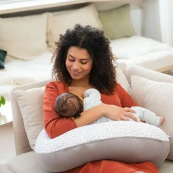 Doomoo Coussin de grossesse Buddy risotto taupe