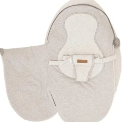 Domiva Coussin de grossesse et nid d'ange 2 en 1 Soft Nova gris