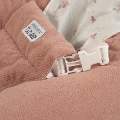 Tinéo Coussin de grossesse Multirelax éponge microfibre rose pêche