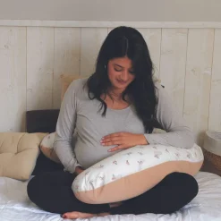 Hot Coussin de grossesse éponge microfibre noisette Coussin De Grossesse