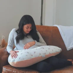 Outlet Coussin de grossesse éponge microfibre rose pêche Coussin De Grossesse