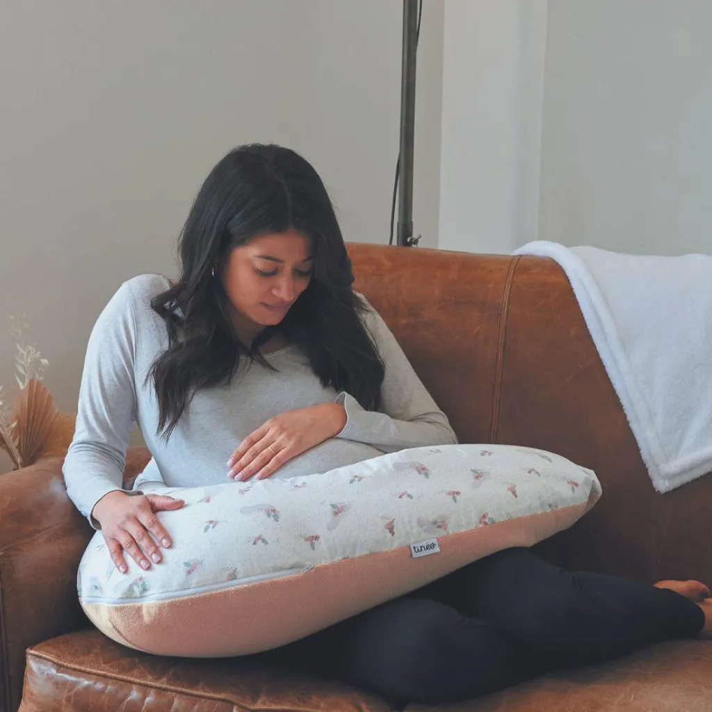 Outlet Coussin de grossesse éponge microfibre rose pêche Coussin De Grossesse