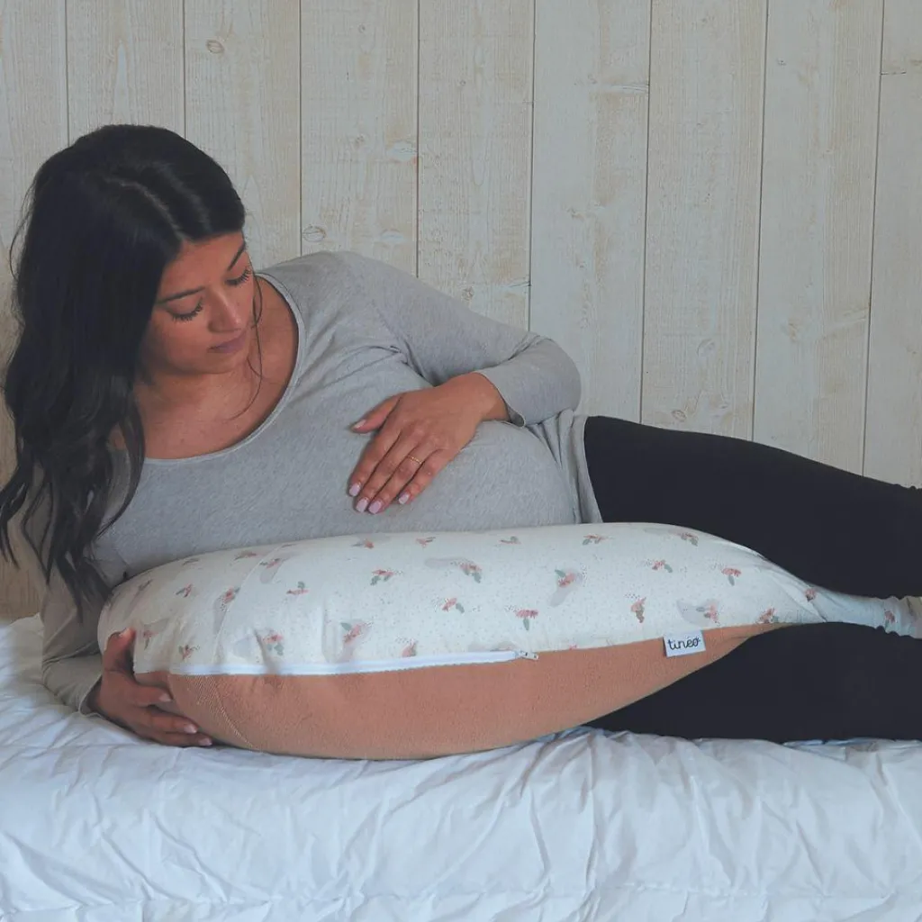 Outlet Coussin de grossesse éponge microfibre rose pêche Coussin De Grossesse