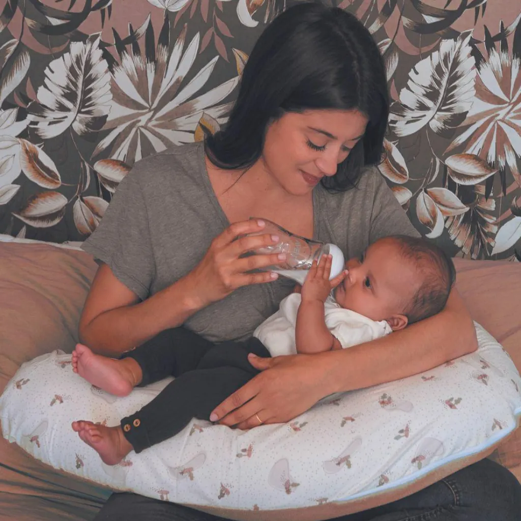 Outlet Coussin de grossesse éponge microfibre rose pêche Coussin De Grossesse