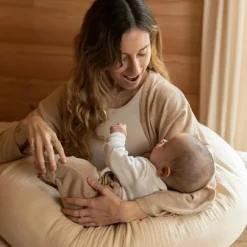 Nobodinoz Coussin de grossesse Wabi sabi Ginger (225 x 35 cm)