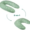Discount Coussin de maternité B.Love 2 en 1 Wind Vert Coussin De Grossesse