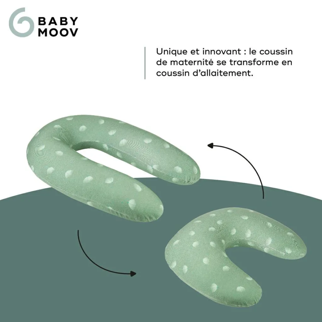 Discount Coussin de maternité B.Love 2 en 1 Wind Vert Coussin De Grossesse