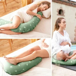 Discount Coussin de maternité B.Love 2 en 1 Wind Vert Coussin De Grossesse