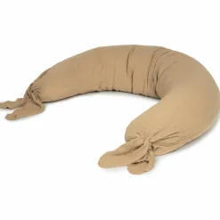 Nobodinoz Coussin de maternité en double gaze de coton Wabi-Sabi Sesame