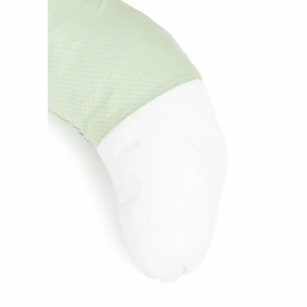 Nobodinoz Coussin de maternité Stories Édition limitée Green lemon grid