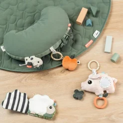 Sale Coussin d'éveil Tummy time Tiny farm Vert Jouet D'Activités