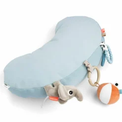 Done by Deer Coussin d'éveil Tummy time Playground Bleu