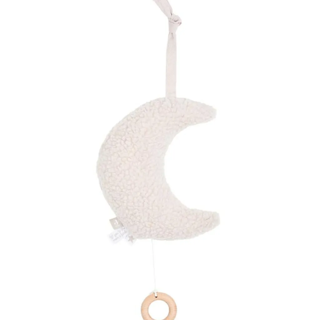 Clearance Coussin musical à suspendre Lune Nougat Peluche Musicale