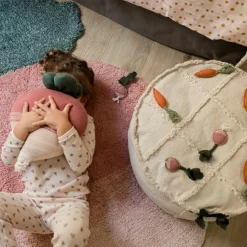 Online Coussin tricoté en coton Ramona le radis x Oli & Carol (30 x 30 cm) Coussin