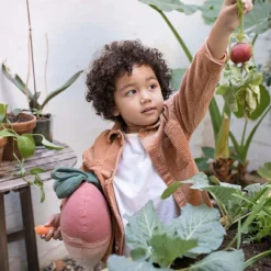 Online Coussin tricoté en coton Ramona le radis x Oli & Carol (30 x 30 cm) Coussin