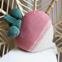 Online Coussin tricoté en coton Ramona le radis x Oli & Carol (30 x 30 cm) Coussin