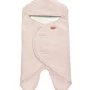 Béaba Couverture Babynomade double polaire rose poudré et blanc (0-6 mois)