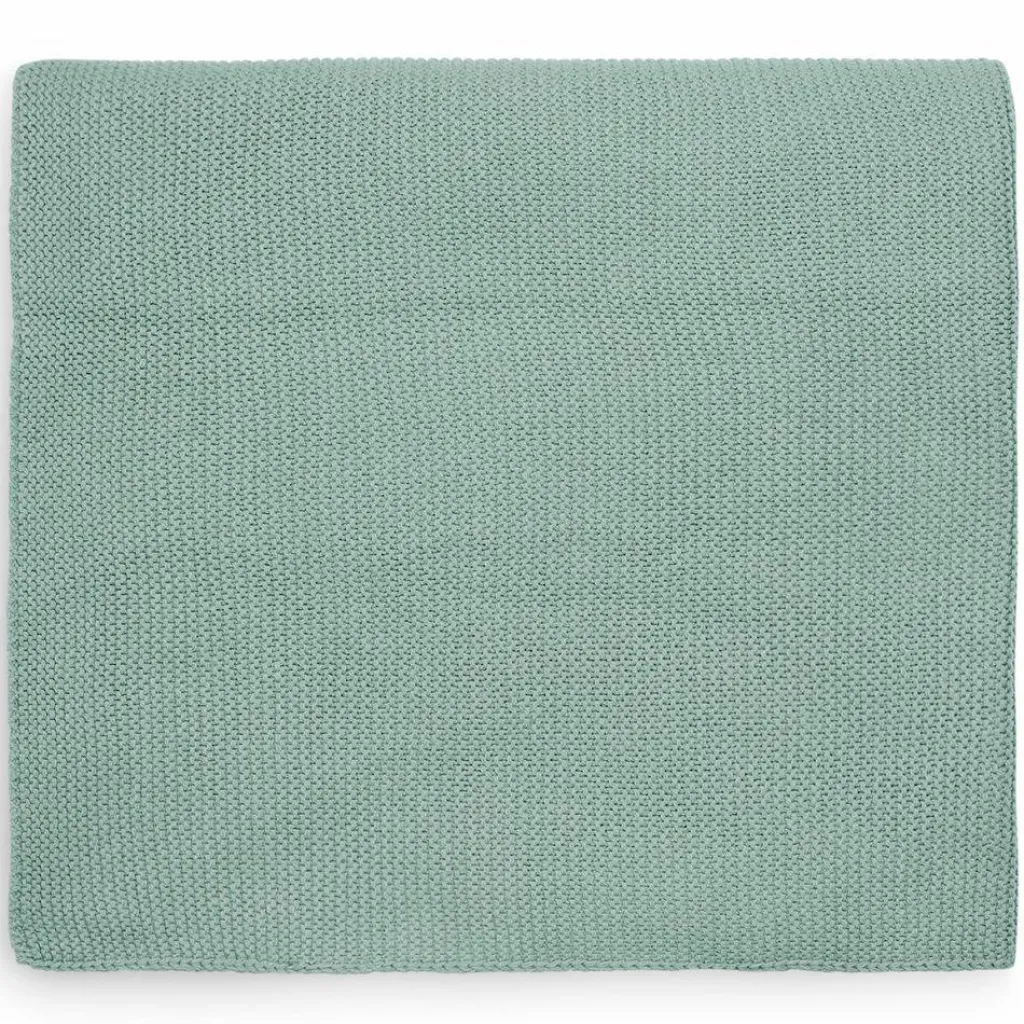 Enfant Jollein Couverture Basic knit vert d'eau (75 x 100 cm)