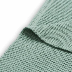 Enfant Jollein Couverture Basic knit vert d'eau (100 x 150 cm)