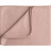Enfant Mushie Couverture bébé côtelée Blush (90 x 90 cm)