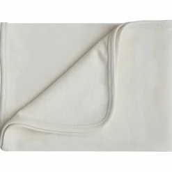 Couverture bébé côtelée Ivory (90 x 90 cm) Enfant Couverture Bébé Et Enfant