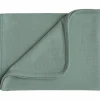 Enfant Mushie Couverture bébé côtelée Roman Green (90 x 90 cm)