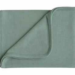 Enfant Mushie Couverture bébé côtelée Roman Green (90 x 90 cm)