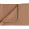 Enfant Mushie Couverture bébé côtelée Tan (90 x 90 cm)