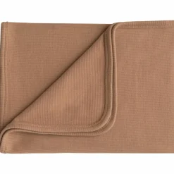 Enfant Mushie Couverture bébé côtelée Tan (90 x 90 cm)