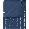 Hot Couverture bébé Girafe bleu indigo (80 x 100 cm) Enfant Couverture Bébé Et Enfant