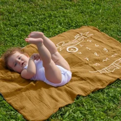 BB & Co Couverture décor pour photos avec 2 accessoires havane et biscuit