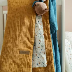 Best Couverture double face Au fil de l'eau (75 x 100 cm) Enfant Couverture Bébé Et Enfant