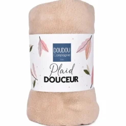 Clearance Couverture douceur beige (70 x100 cm) Enfant Couverture Bébé Et Enfant
