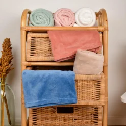 Outlet Couverture douceur rose (70 x100 cm) Enfant Couverture Bébé Et Enfant