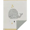 Sale Couverture en coton bio baleine Little Water Enfant Couverture Bébé Et Enfant