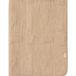Enfant Jollein Couverture en coton Jungle Jambo Biscuit-Oatmeal (100 x 150 cm)