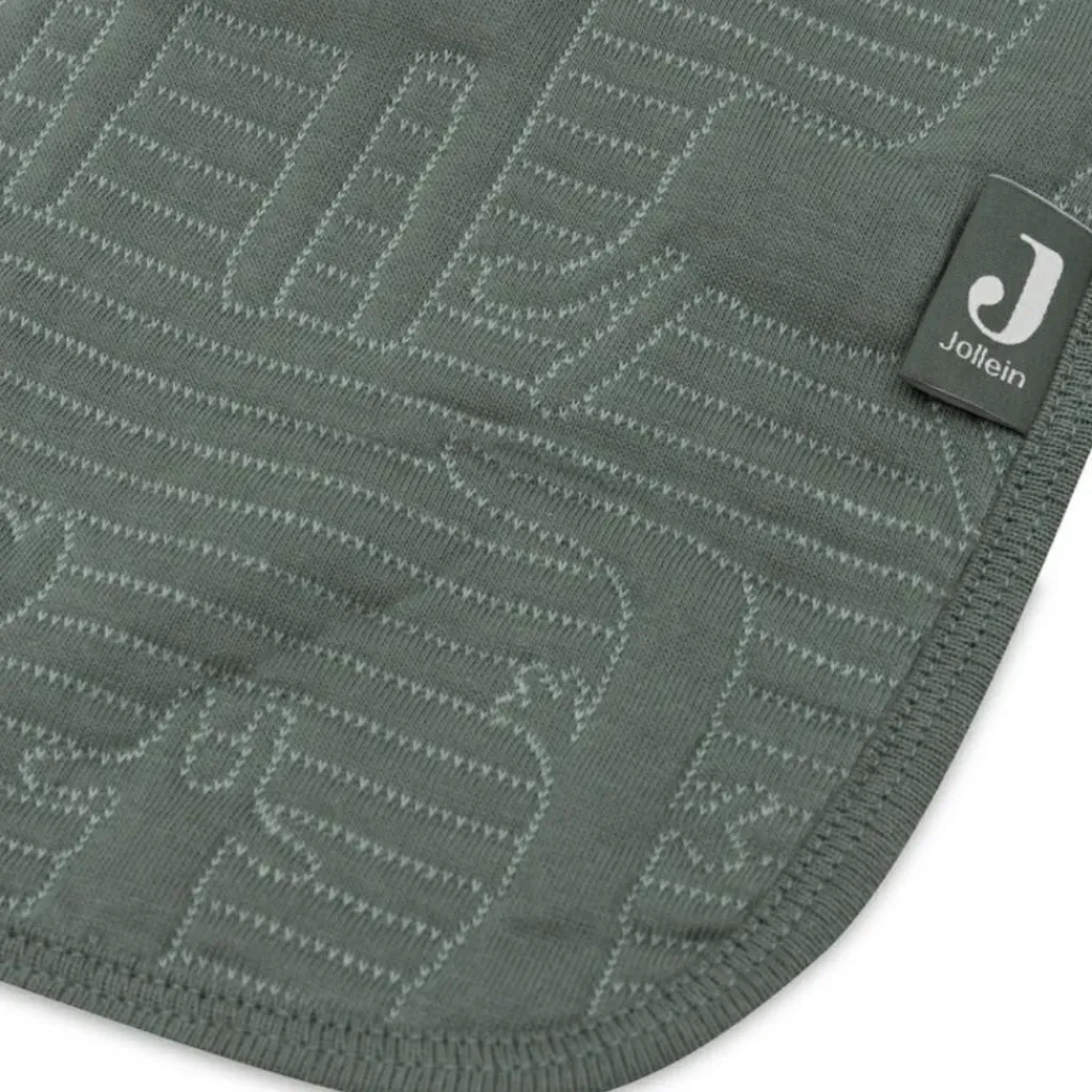 Enfant Jollein Couverture en coton Jungle Jambo Ash Green-Laurel (75 x 100 cm)