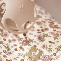 Enfant Jollein Couverture en coton Retro Flowers (75 x 100 cm)