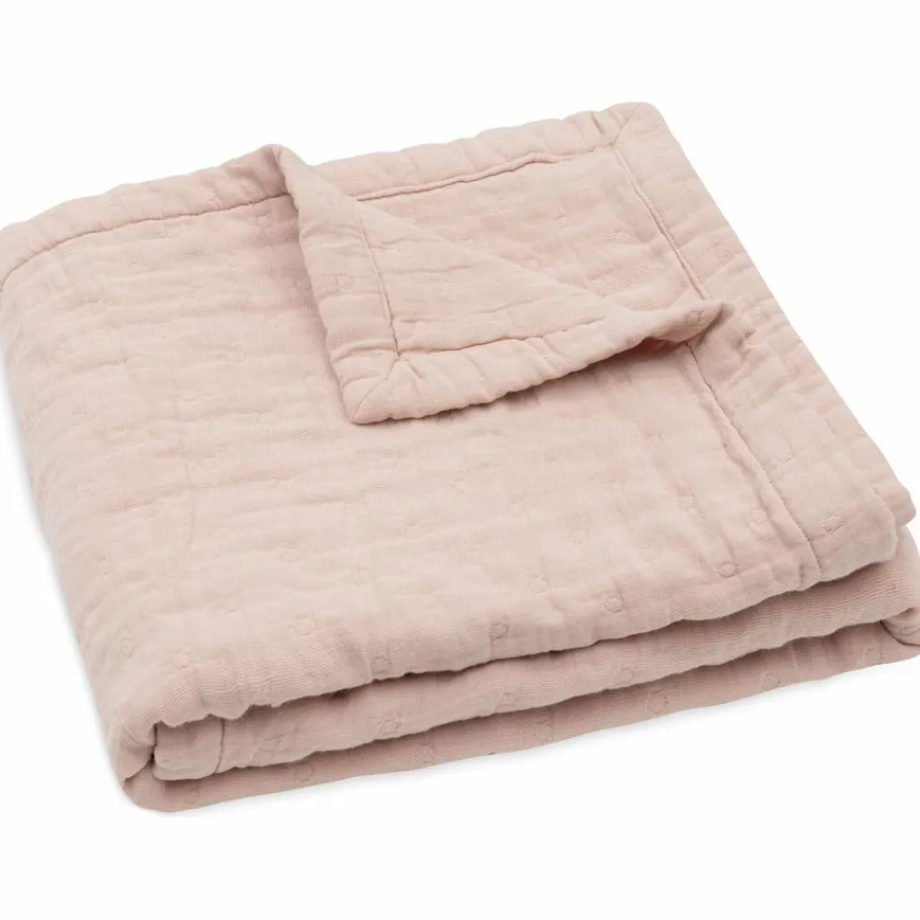 Online Couverture en gaze de coton Jacquard Wild Rose (75 x 100 cm) Enfant Couverture Bébé Et Enfant