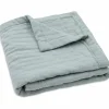 Enfant Jollein Couverture en gaze de coton Jacquard Sea Green (75 x 100 cm)