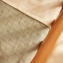 Enfant Jollein Couverture en gaze de coton Jacquard Sea Green (75 x 100 cm)