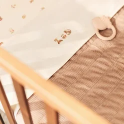 Hot Couverture en jersey Velvet Rib Milky Coffee (75 x 100 cm) Enfant Couverture Bébé Et Enfant